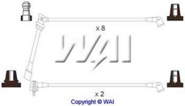 WAIglobal SL744 Ignition Cable Kit